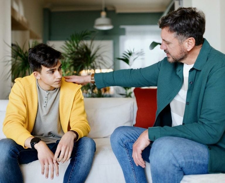Calming therapy session with a counsellor